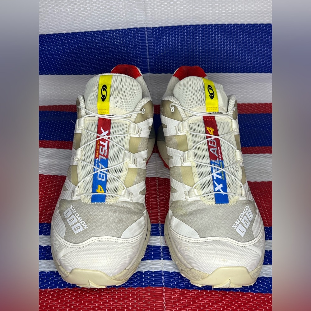 Salomon XT-4 OG Sneakers - Men’s Size 11 - Vanilla Ice and Fiery Red - Sneakers - Picture 10 of 16